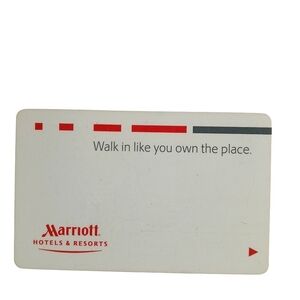 Marriott Hotel Resort Key Card Hotel Room Key Vacation Collectible
